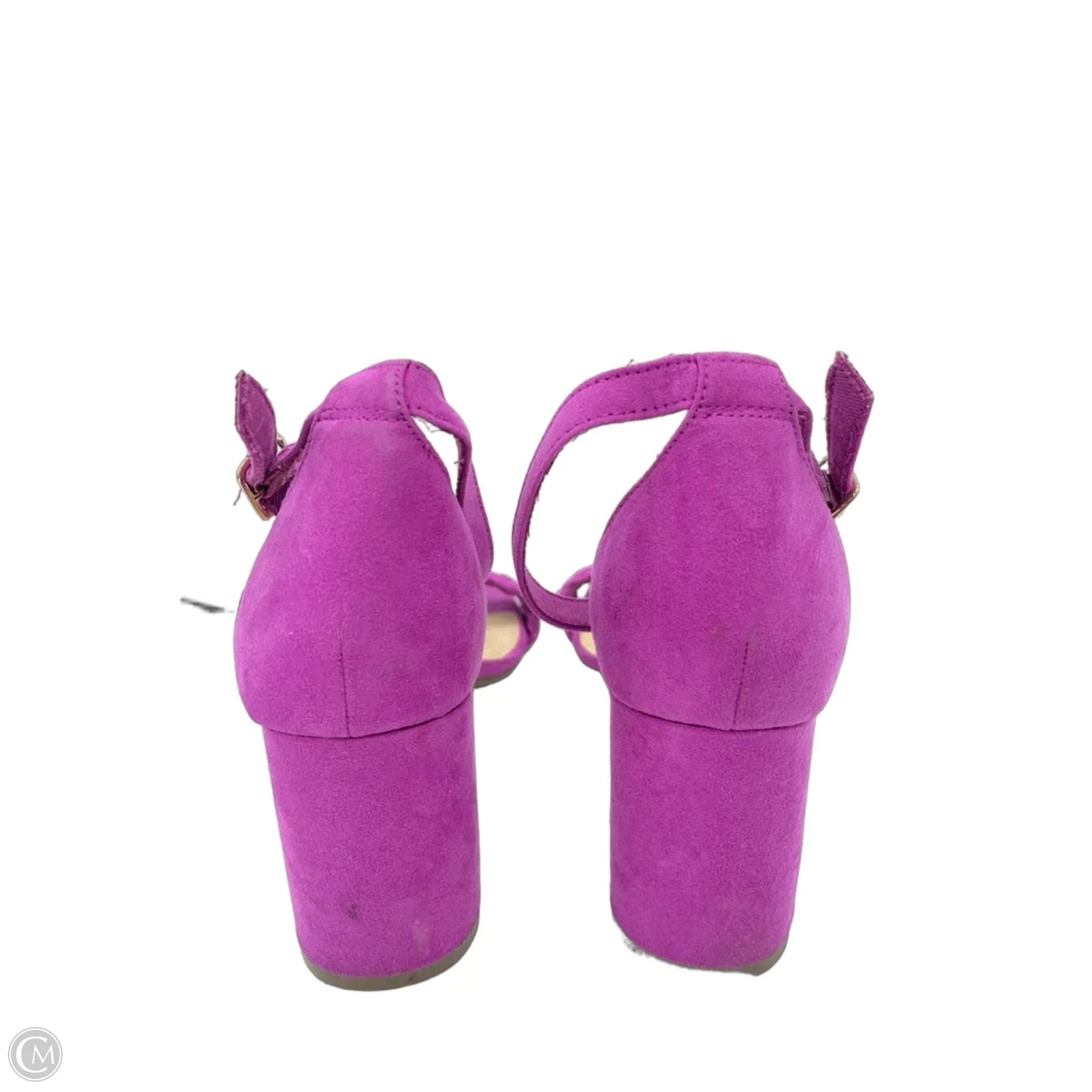 Sandals Heels Block By Old Navy In Purple, Size: 9