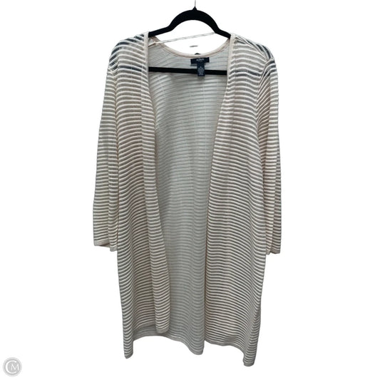Cardigan By Alfani In Striped Pattern, Size: 1x