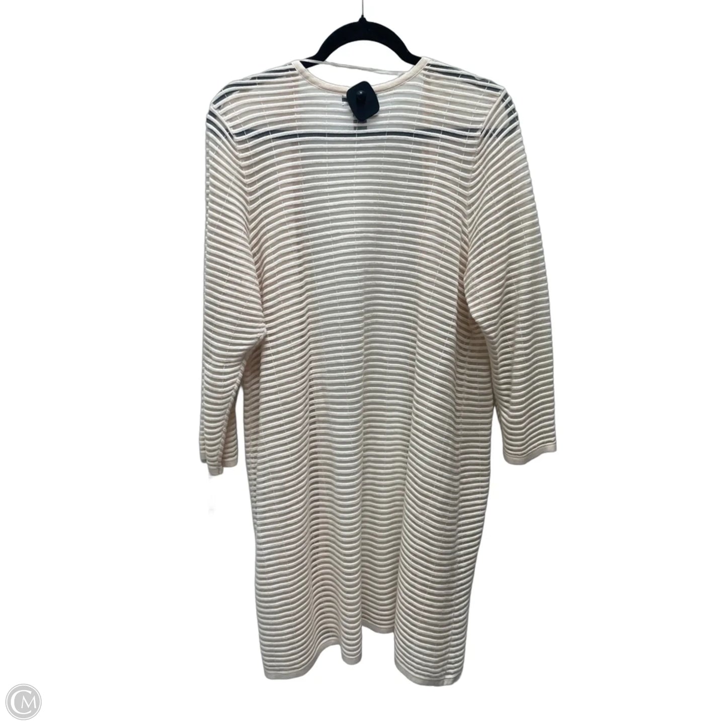 Cardigan By Alfani In Striped Pattern, Size: 1x