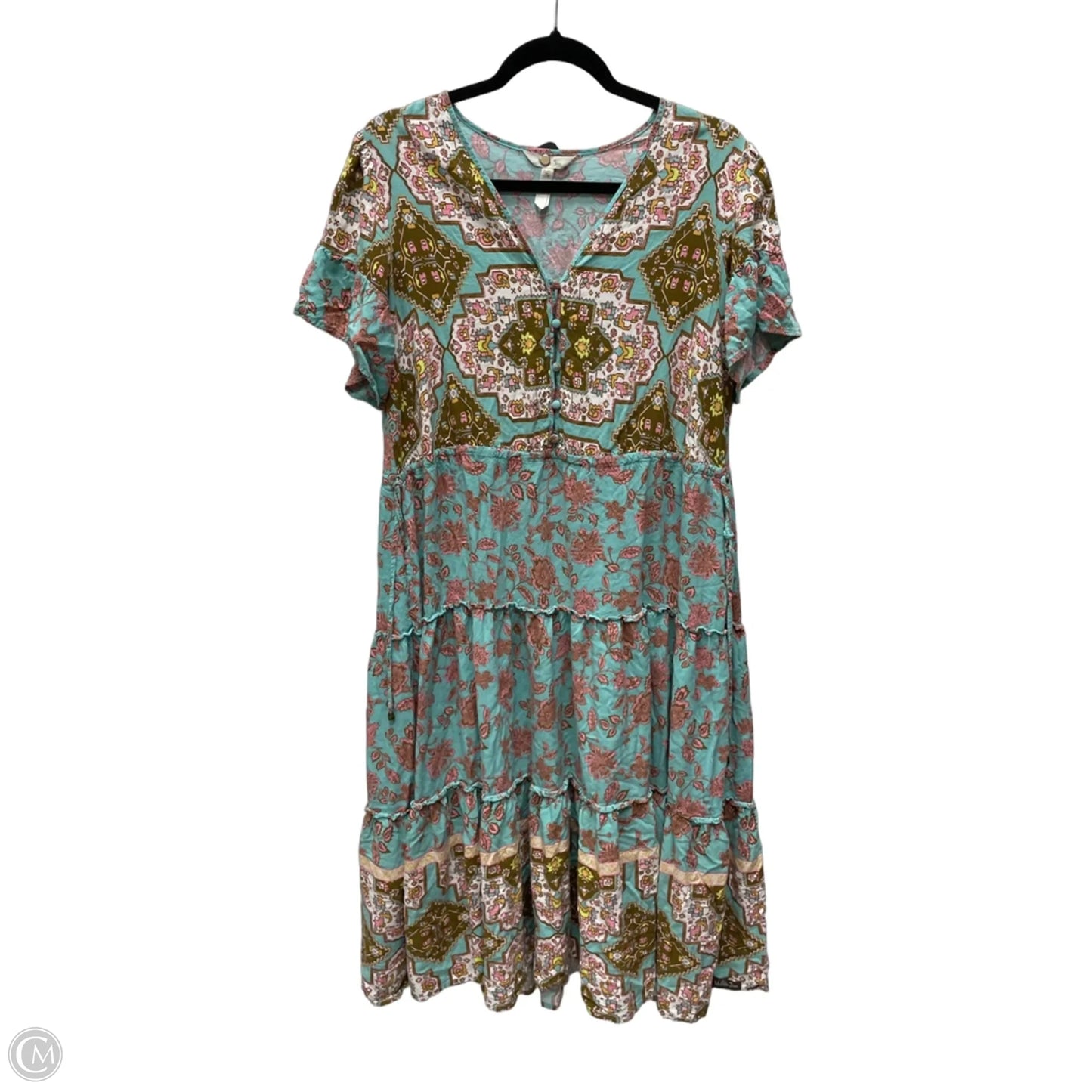 Dress Casual Maxi By Matilda Jane In Floral Print, Size: M