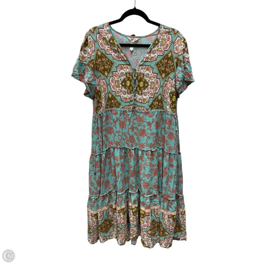 Dress Casual Maxi By Matilda Jane In Floral Print, Size: M