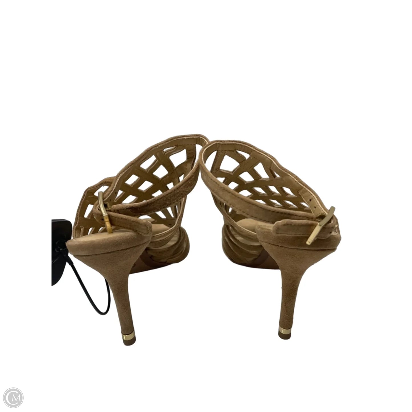 Sandals Heels Stiletto By Michael By Michael Kors In Tan, Size: 6