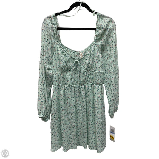 Dress Casual Short By Clothes Mentor In Floral Print, Size: Xl