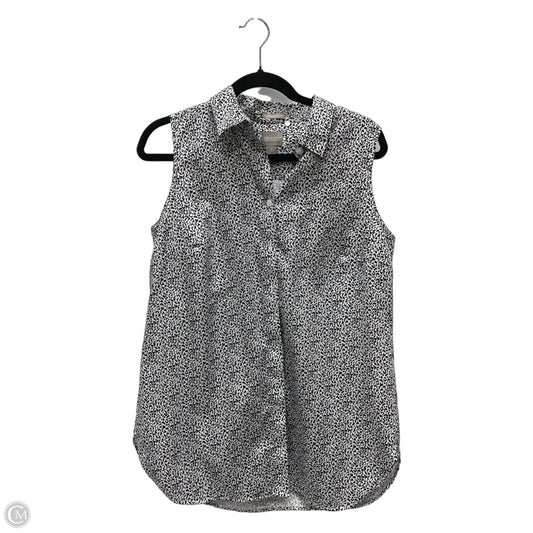 Top Sleeveless By Chicos In Animal Print, Size: M