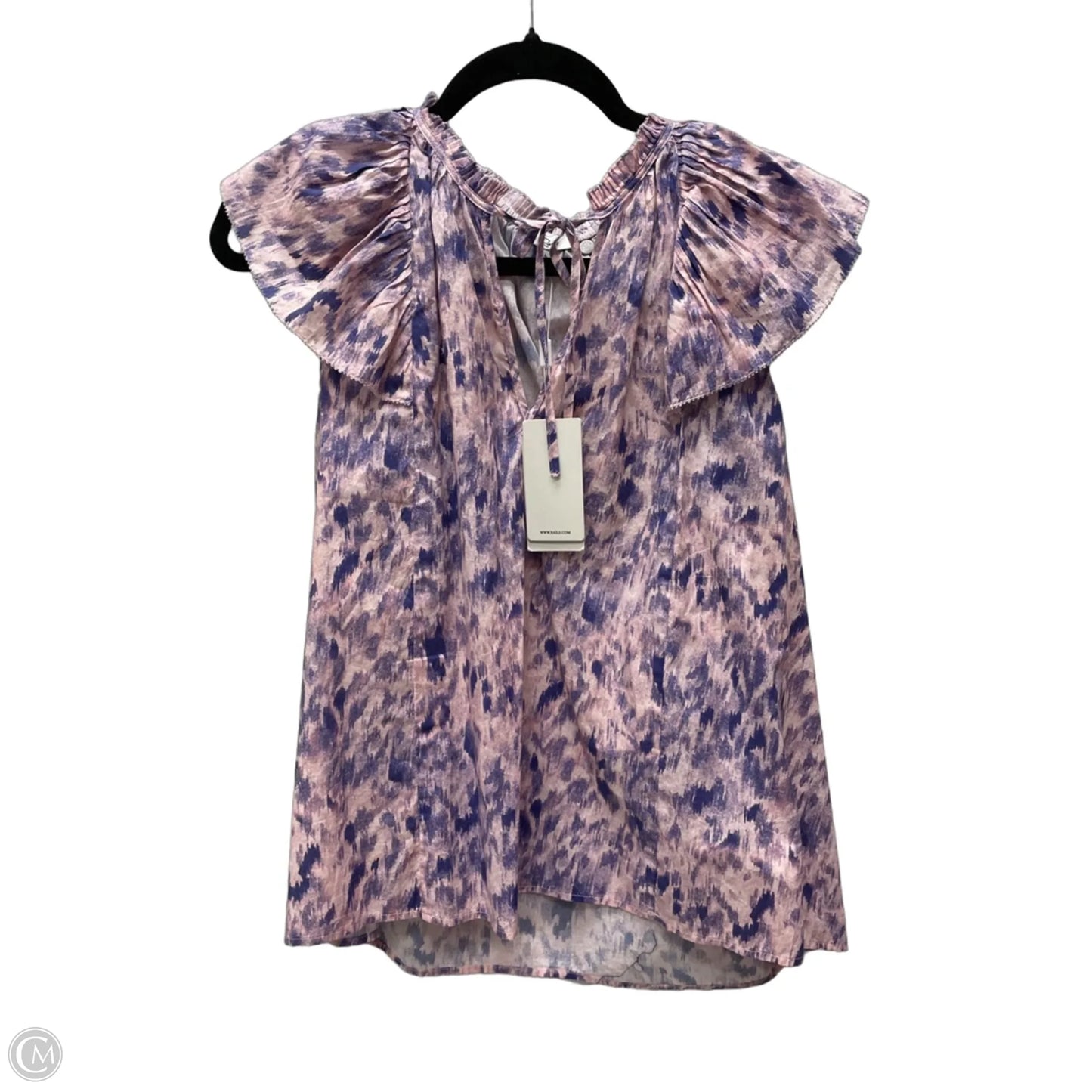 Top Short Sleeve By Rails In Tie Dye Print, Size: L