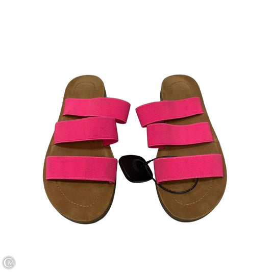 Sandals Flats By Dream Pairs In Pink, Size: 6.5