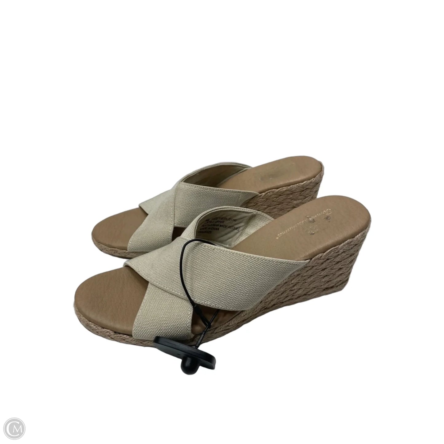 Sandals Heels Wedge By Tommy Bahama In Beige, Size: 9