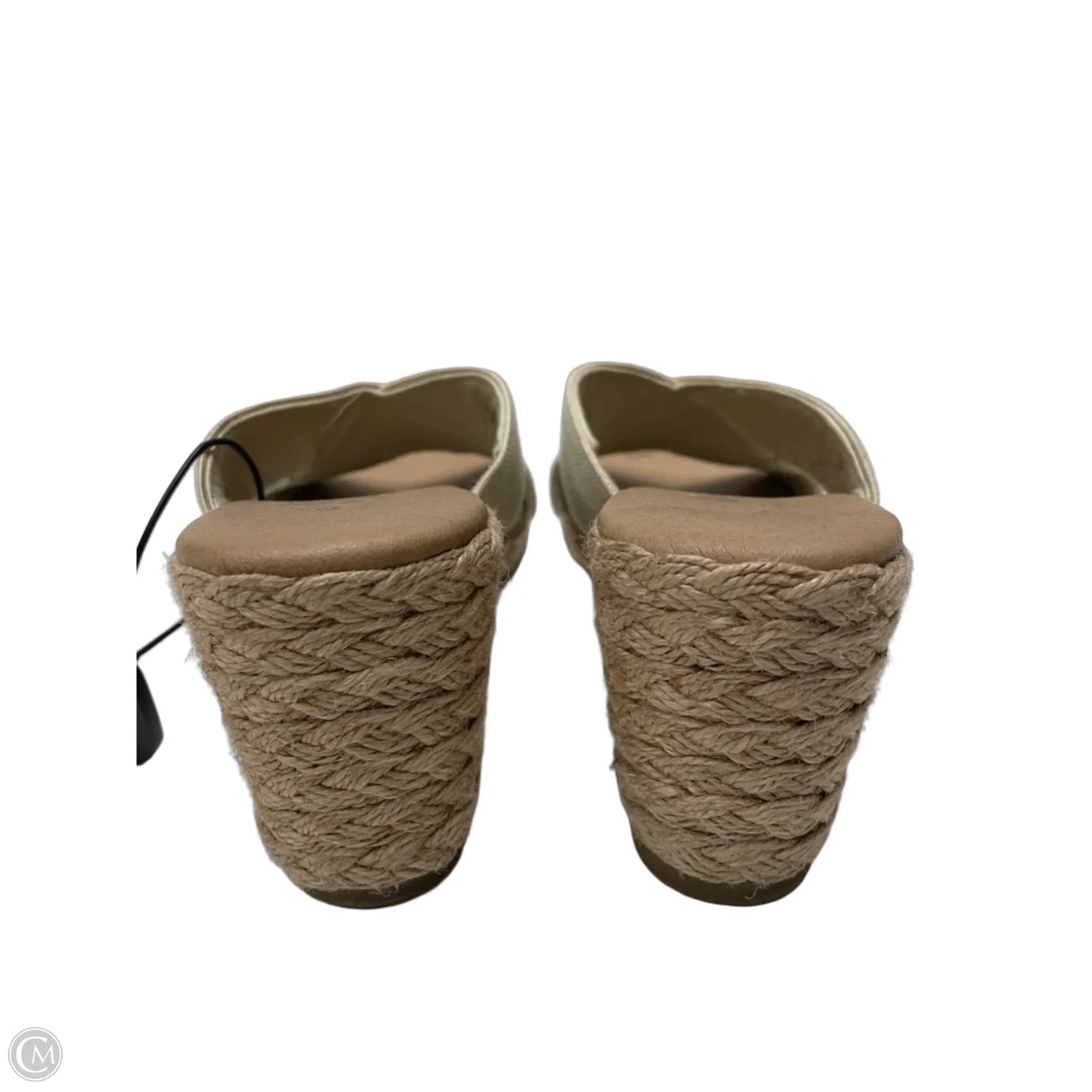 Sandals Heels Wedge By Tommy Bahama In Beige, Size: 9