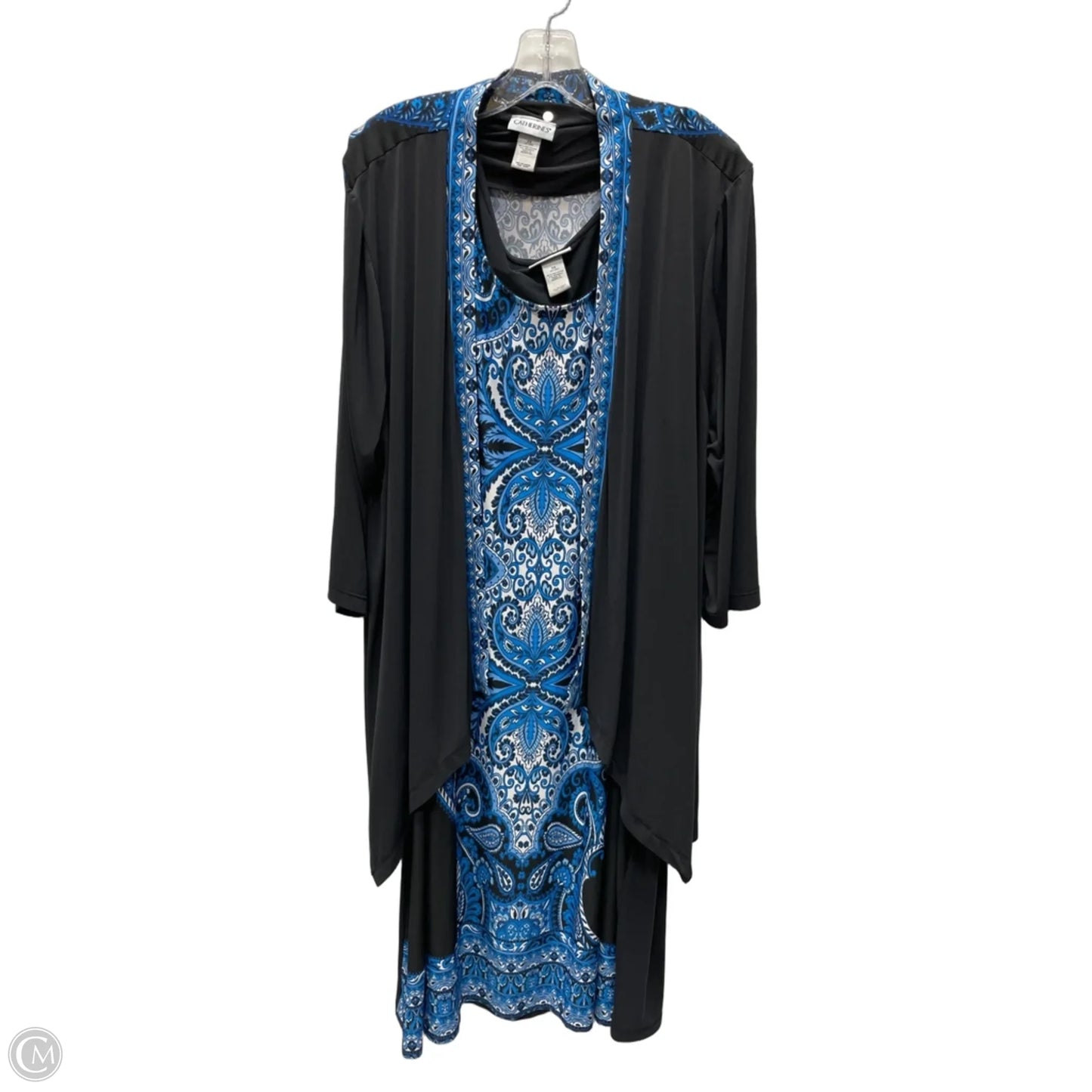 Dress Set 2pc By Catherines In Geometric Pattern, Size: 3x