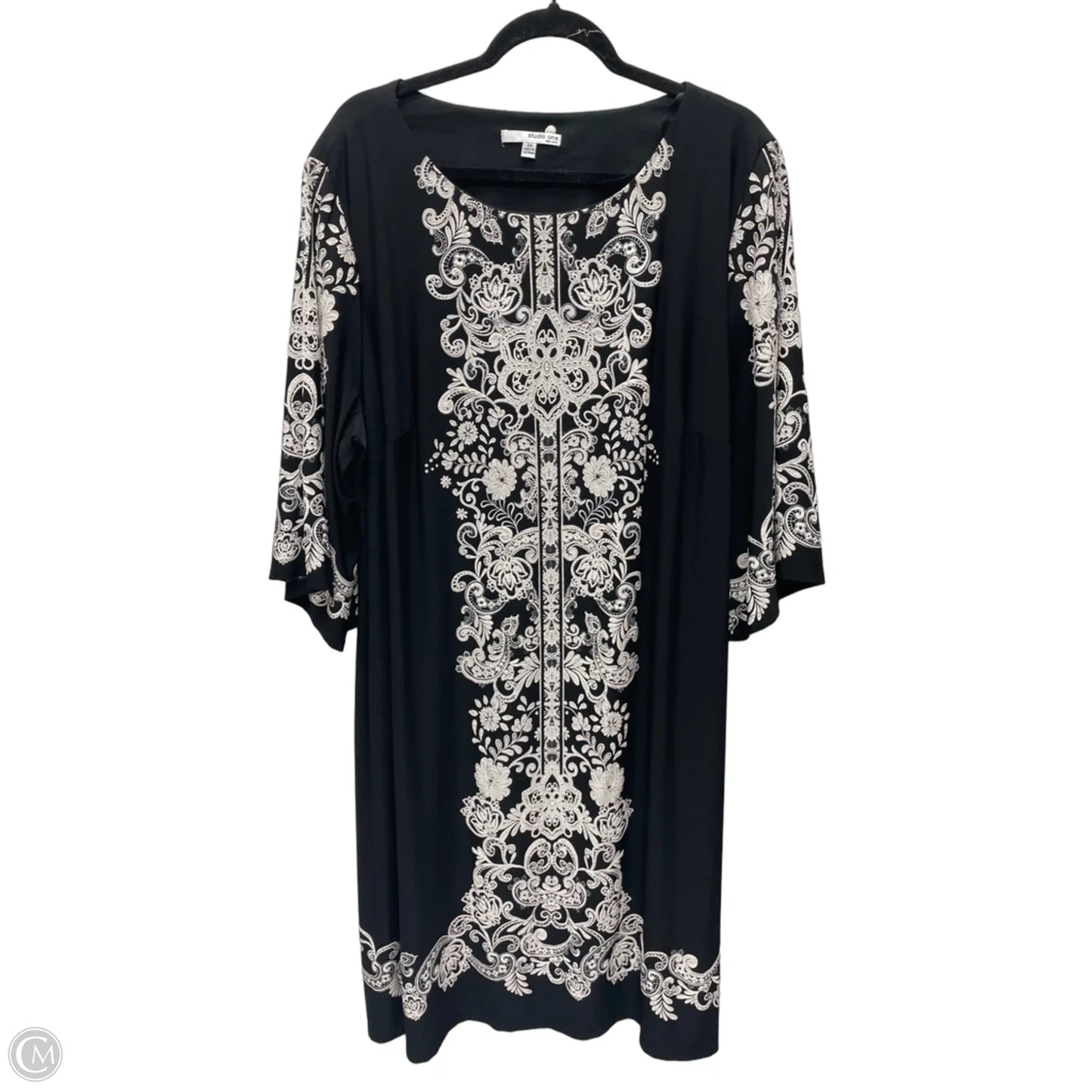 Dress Casual Midi By Studio 1 In Floral Print, Size: 3x