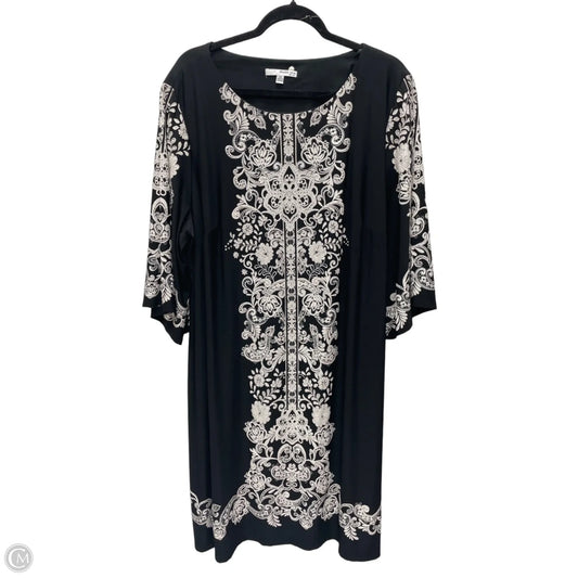 Dress Casual Midi By Studio 1 In Floral Print, Size: 3x