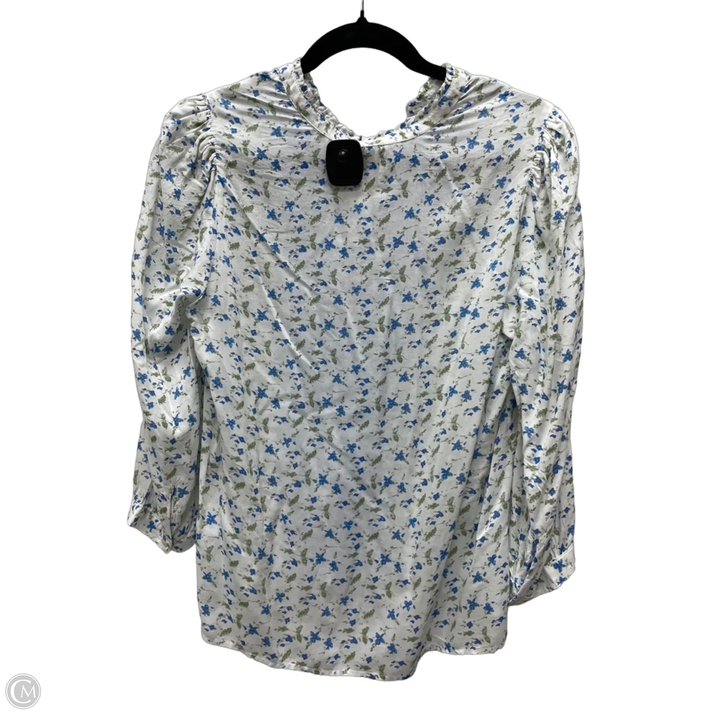 Top Short Sleeve By Clothes Mentor In Floral Print, Size: M