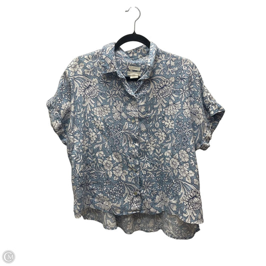 Top Long Sleeve By Lucky Brand In Floral Print, Size: S