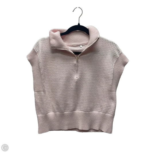 Sweater Short Sleeve By Clothes Mentor In Pink, Size: M