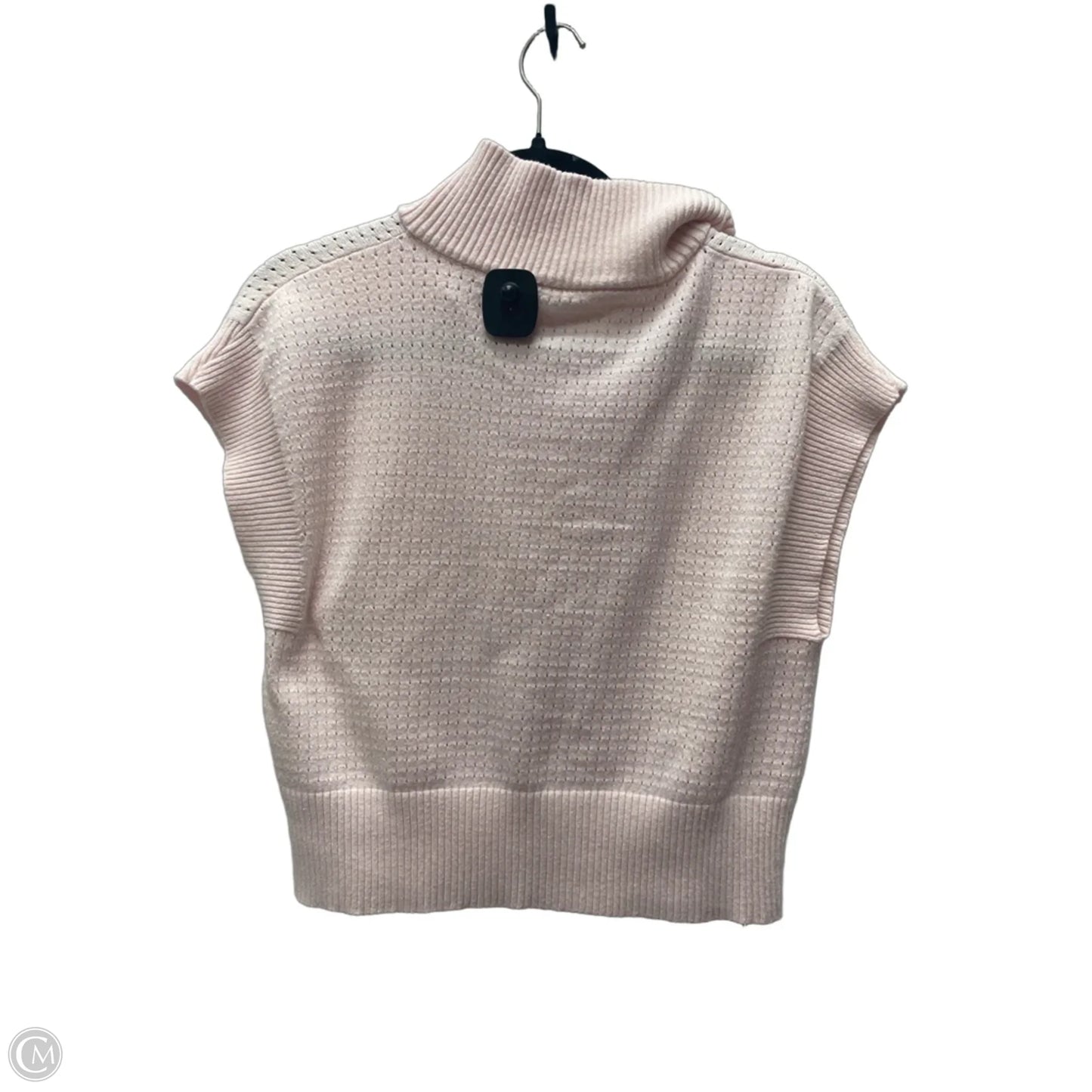 Sweater Short Sleeve By Clothes Mentor In Pink, Size: M