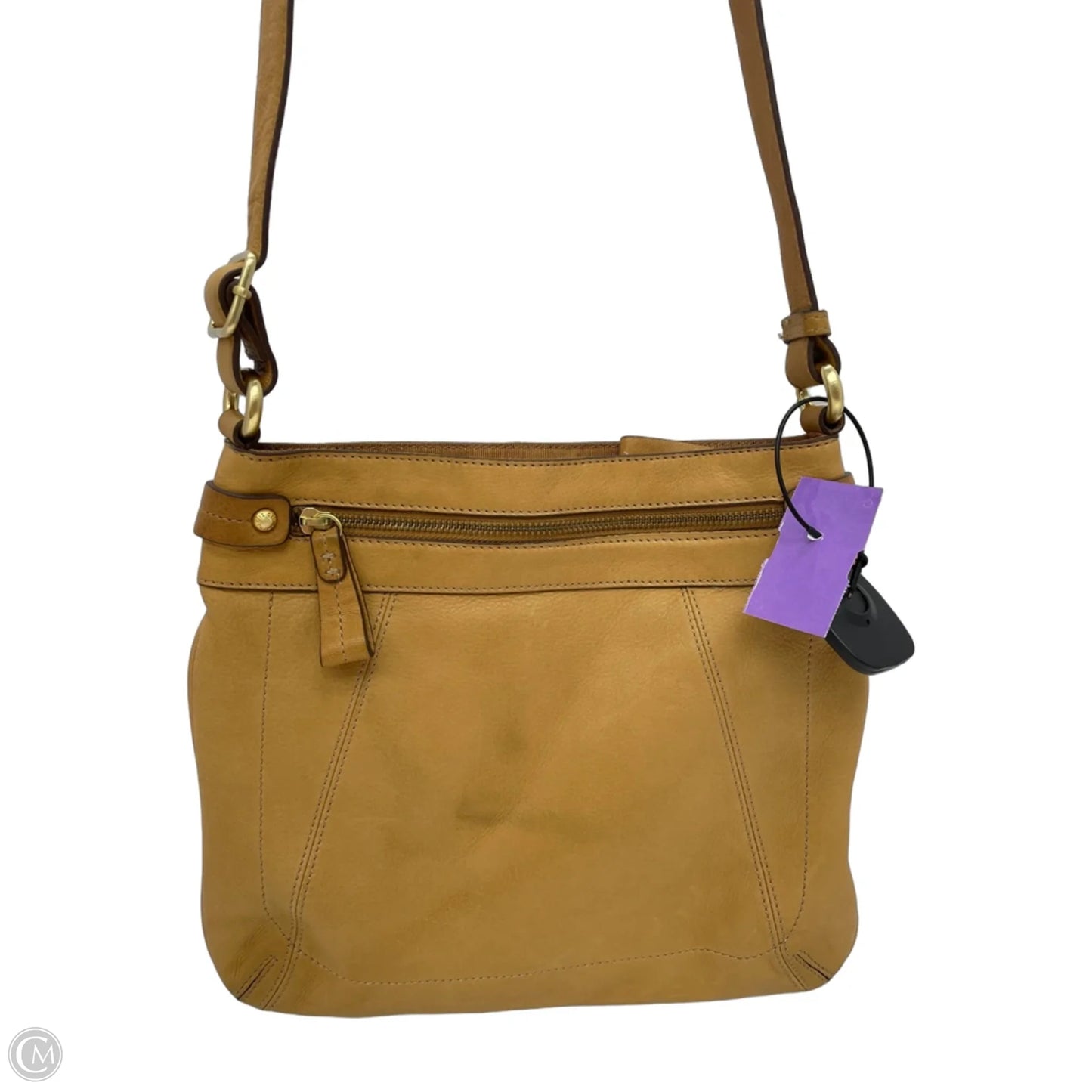 Crossbody Leather By Liz Claiborne, Size: Medium