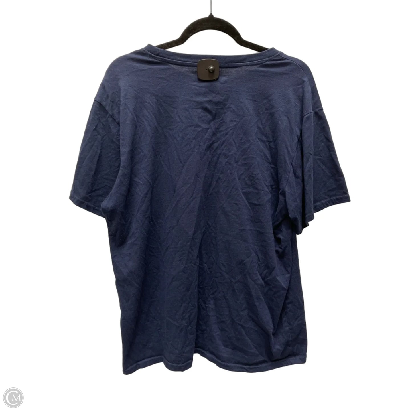 Top Short Sleeve By Clothes Mentor In Navy, Size: Xl