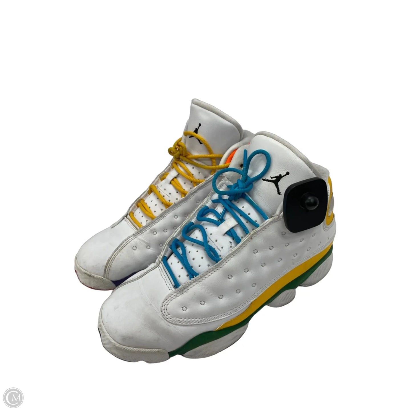 Shoes Luxury Designer By Jordan In White, Size: 8.5