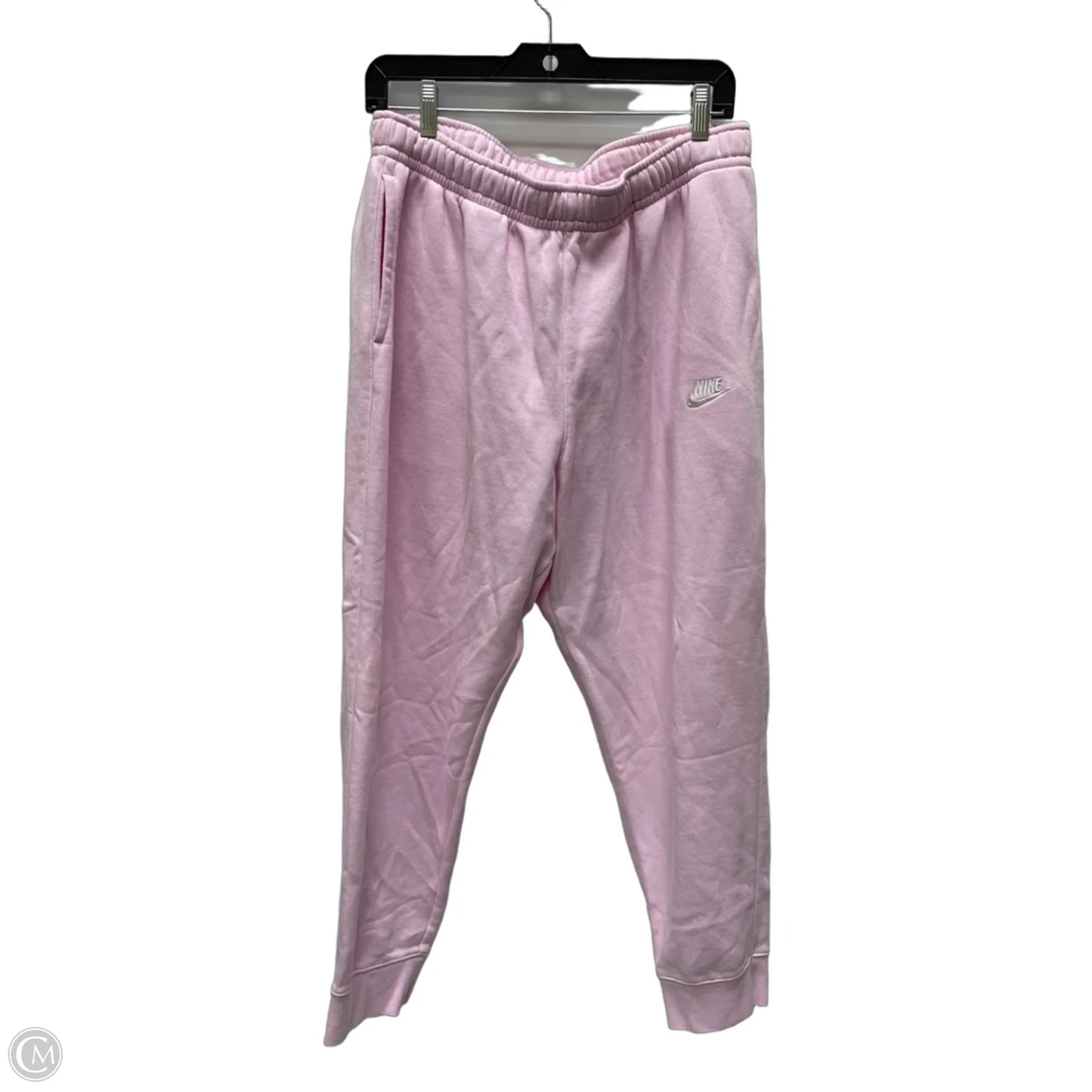Pants Lounge By Nike Apparel In Pink & White, Size: 16