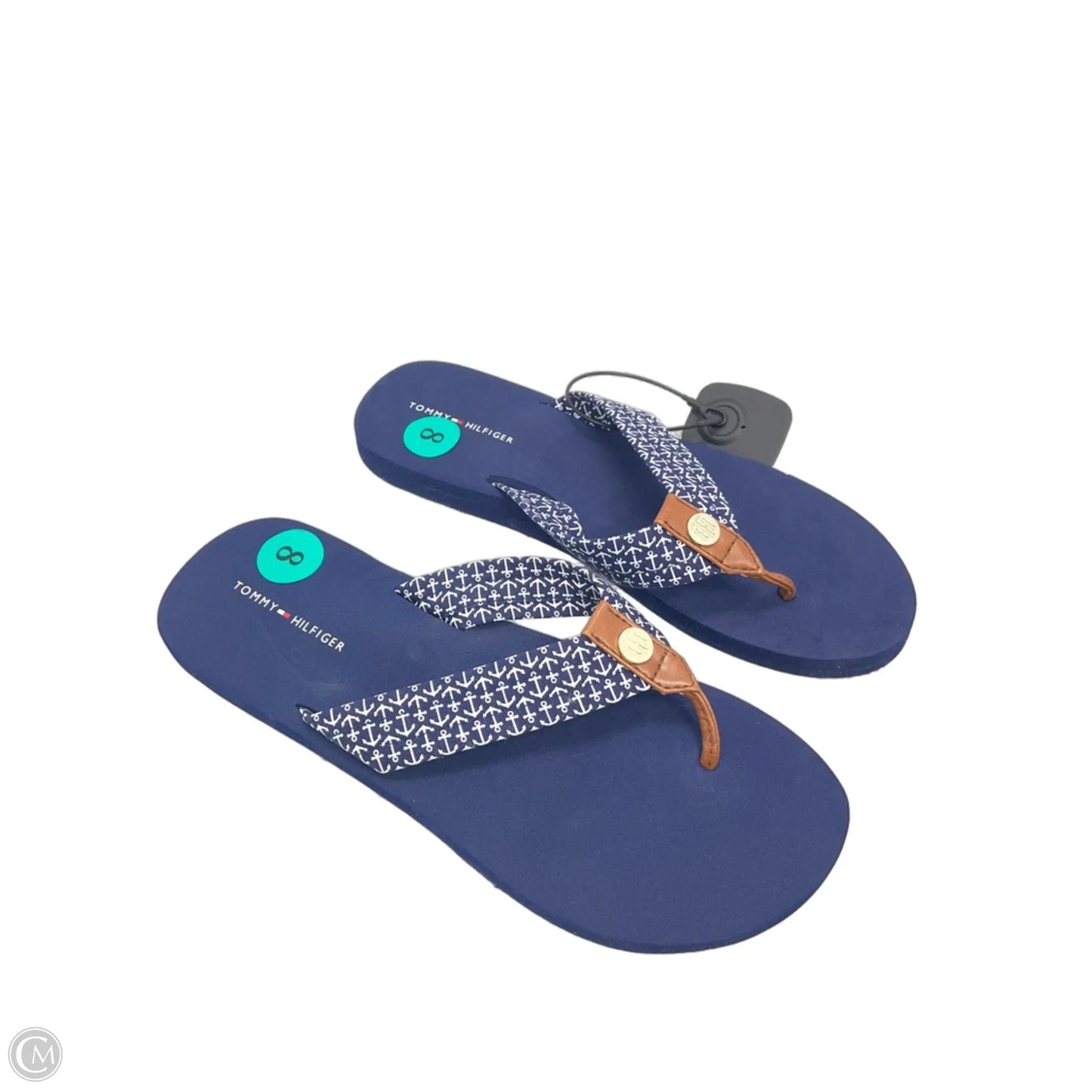 Sandals Flats By Tommy Hilfiger In Geometric Pattern, Size: 8