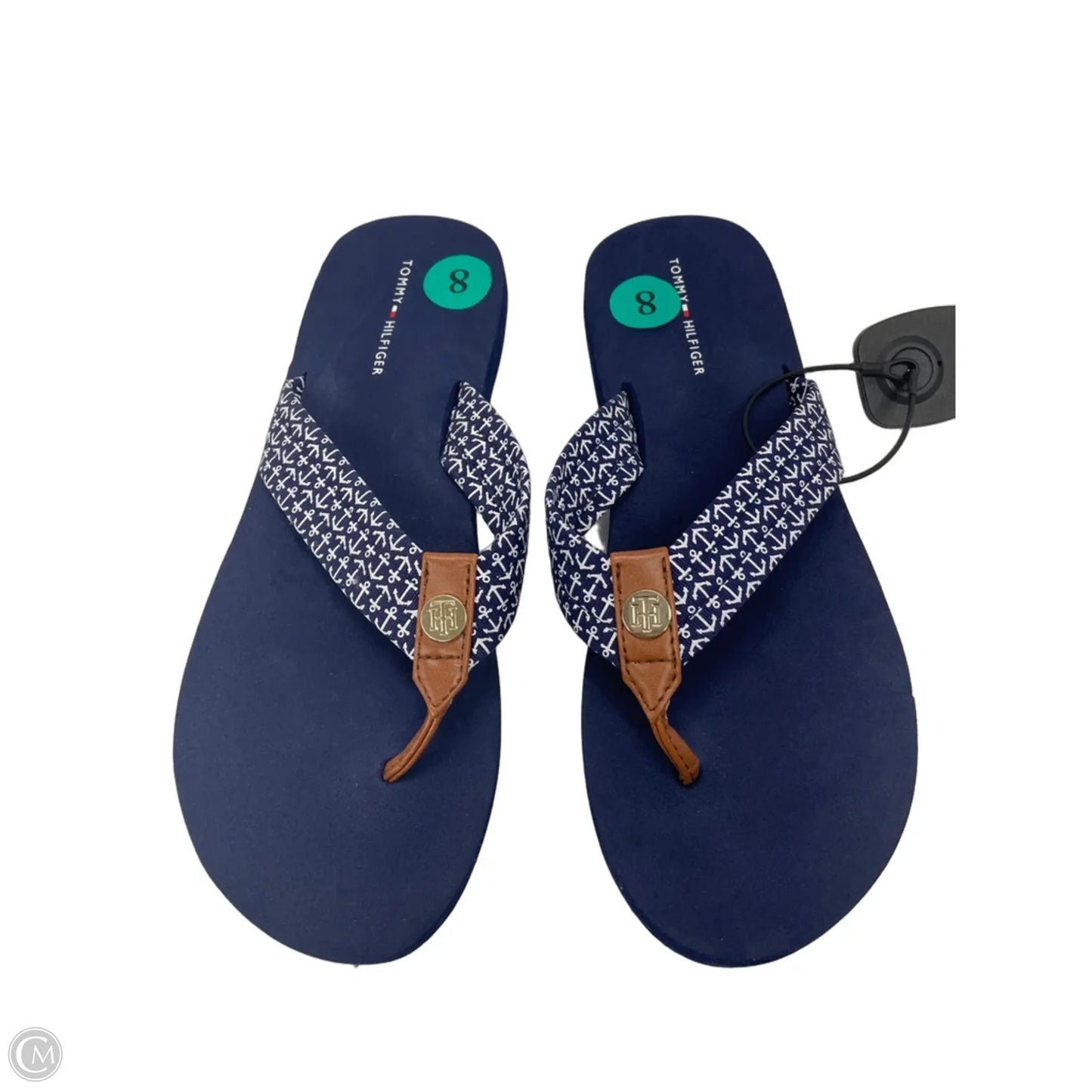 Sandals Flats By Tommy Hilfiger In Geometric Pattern, Size: 8
