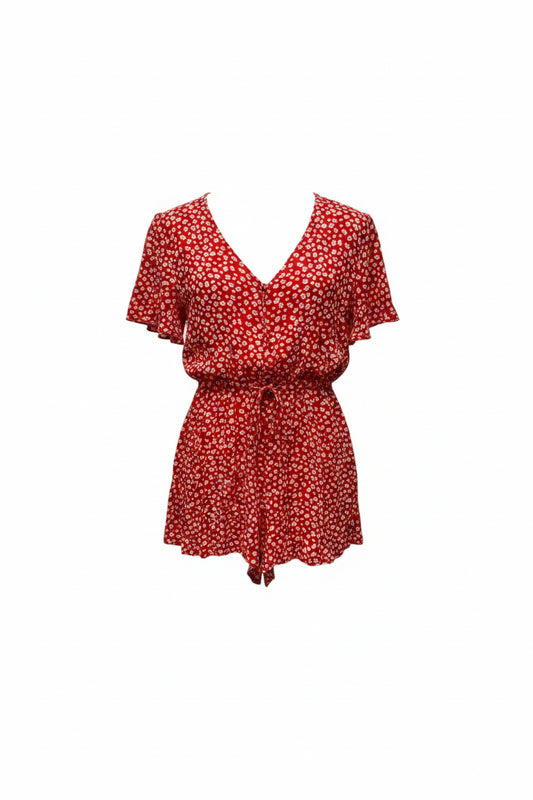Romper By Asos In Floral Print, Size: M