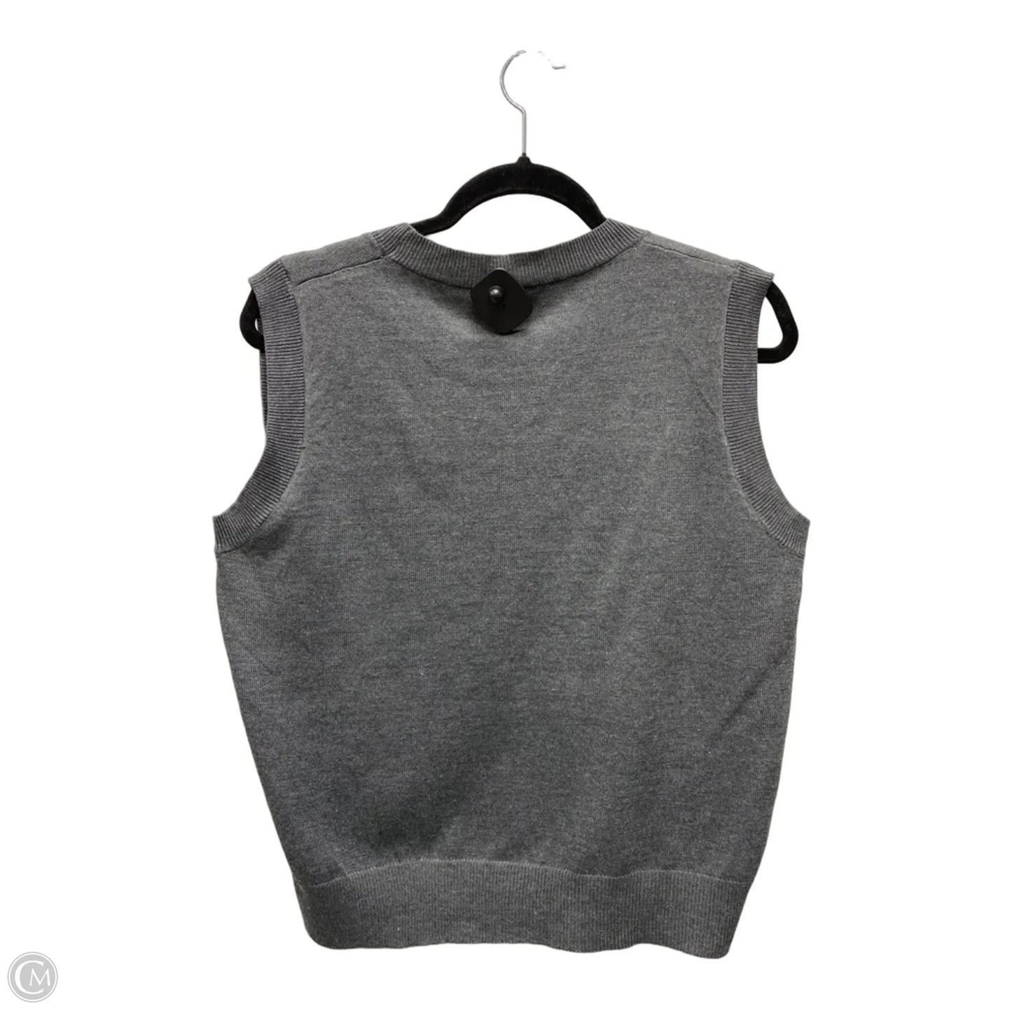 Vest Sweater By Shein In Grey, Size: M