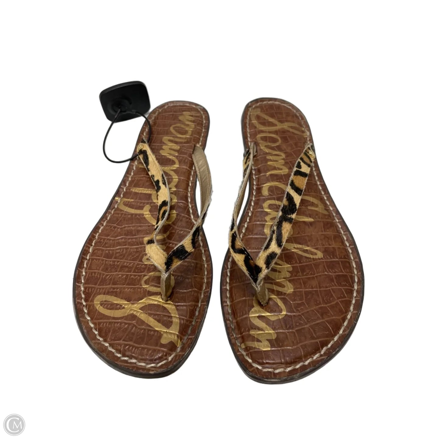 Sandals Flats By Sam Edelman In Animal Print, Size: 8