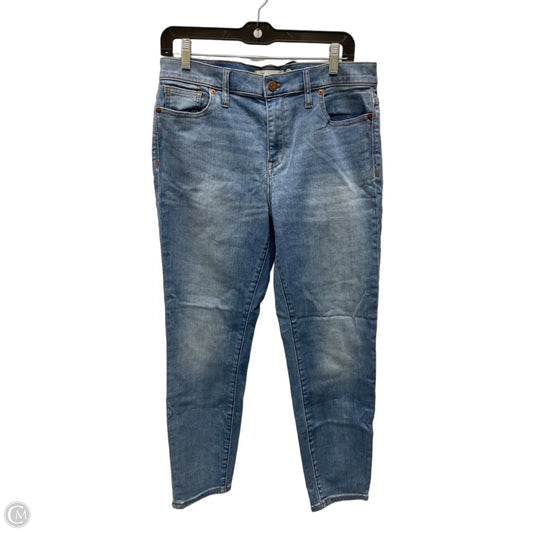Jeans Skinny By Madewell In Blue Denim, Size: 14