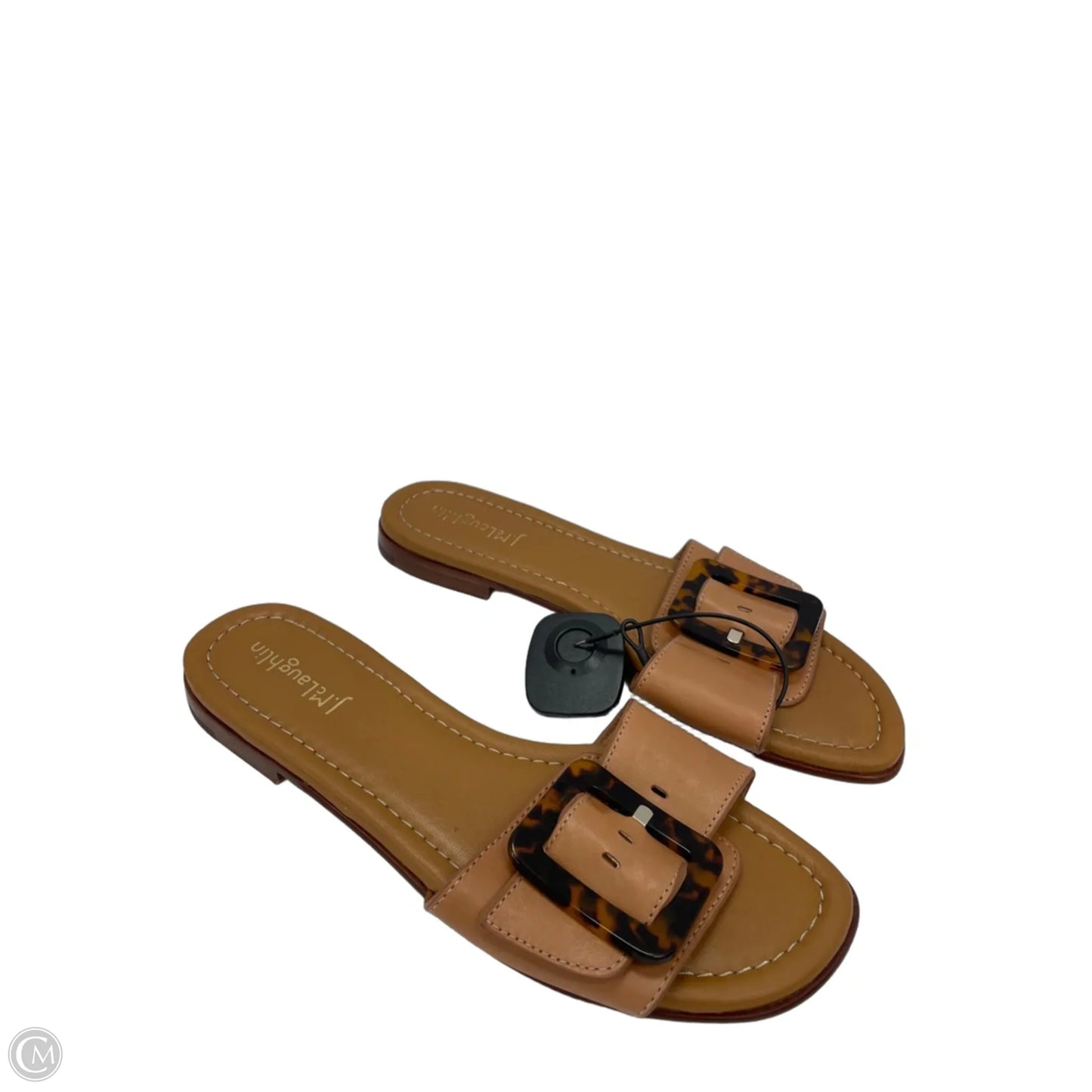 Sandals Flats By Clothes Mentor In Brown, Size: 8.5