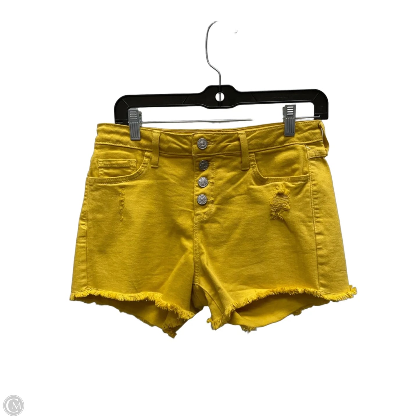 Shorts By Just In Yellow Denim, Size: 6