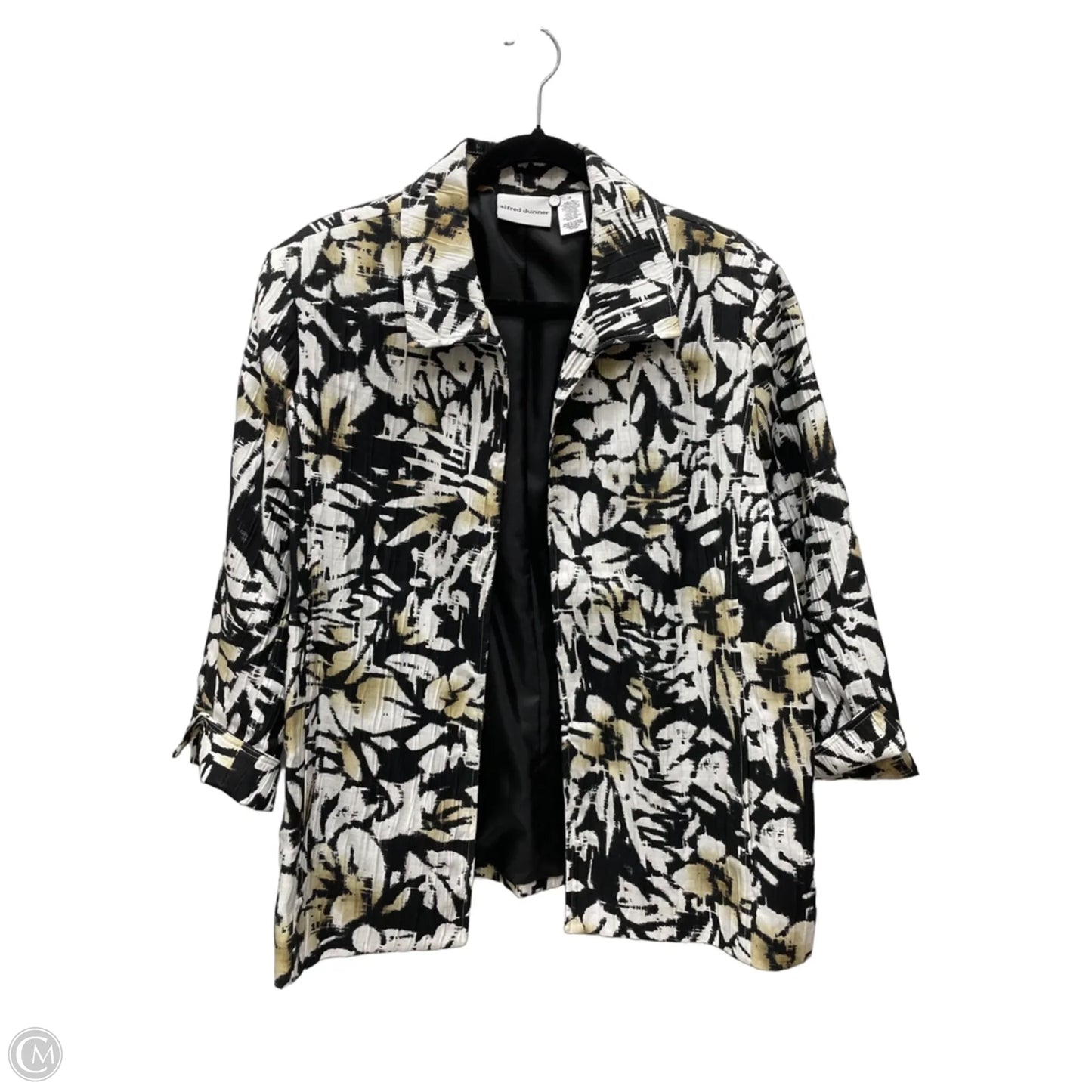 Cardigan By Alfred Dunner In Floral Print, Size: 1x