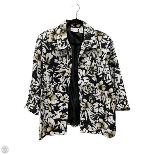 Cardigan By Alfred Dunner In Floral Print, Size: 1x