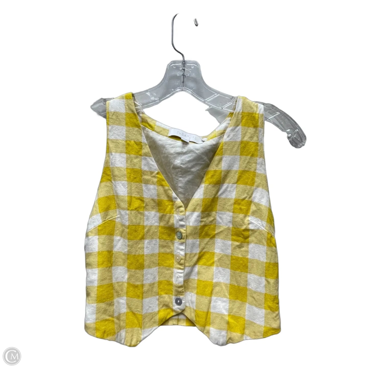 Skirt Set 2pc By Sugar Lips In Checkered Pattern, Size: Xs
