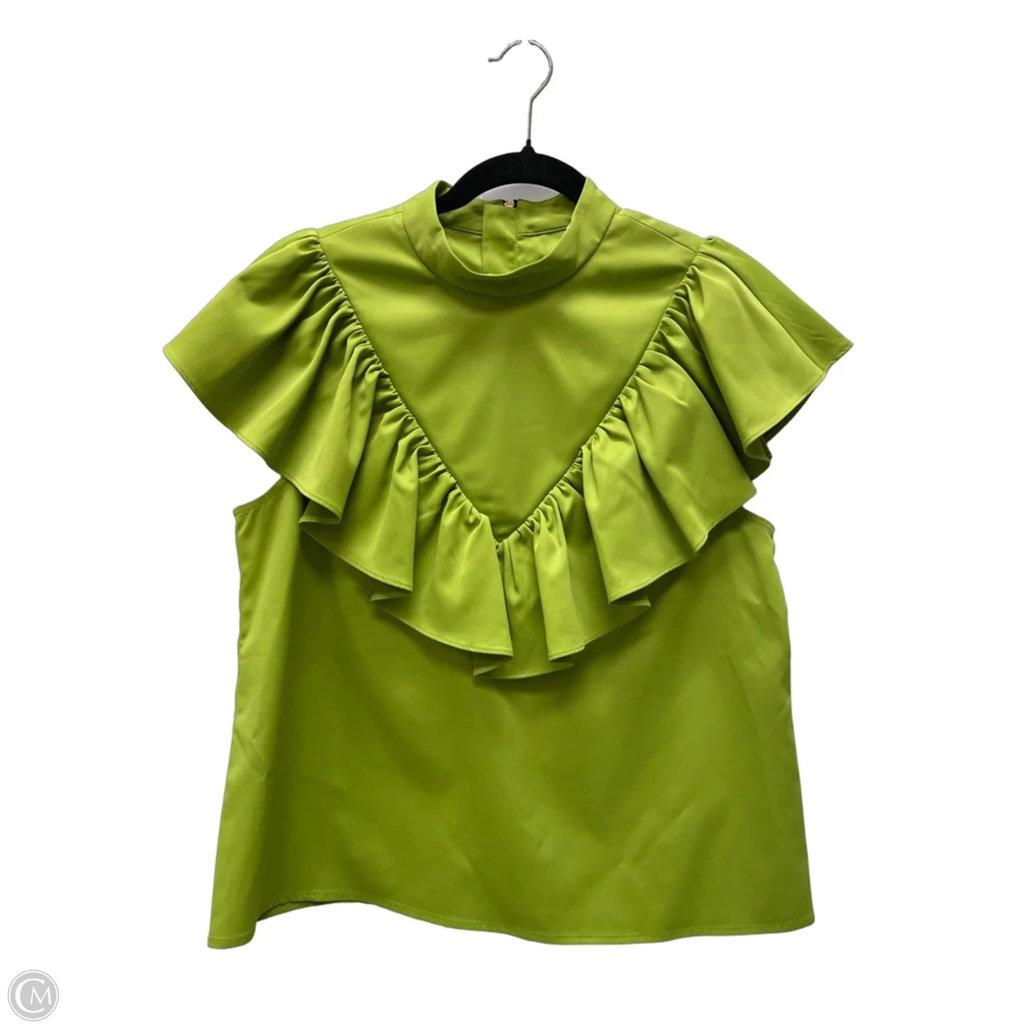 Top Sleeveless By Crosby In Green, Size: S