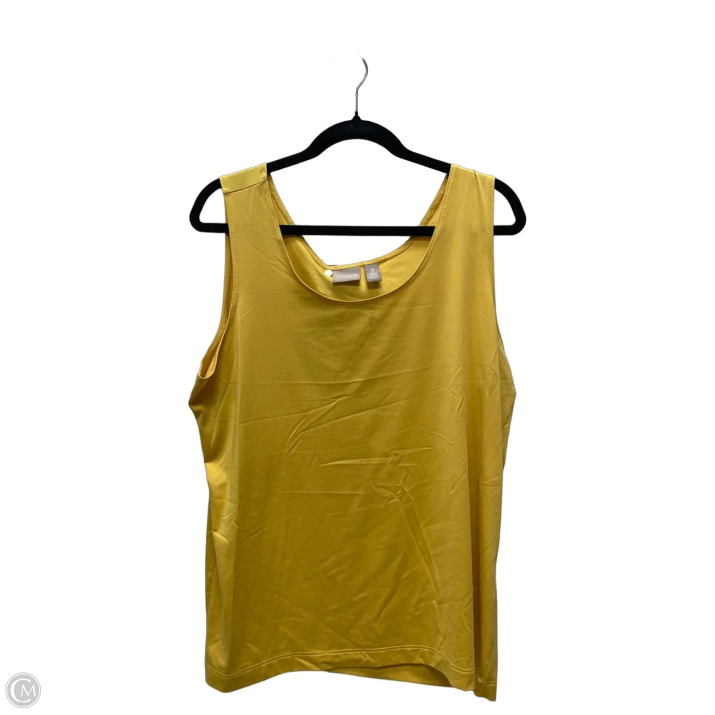 Top Long Sleeve Basic By Chicos In Yellow, Size: Xl
