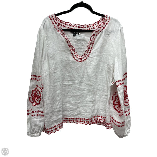 Top Long Sleeve By J. Crew In Floral Print, Size: Xl