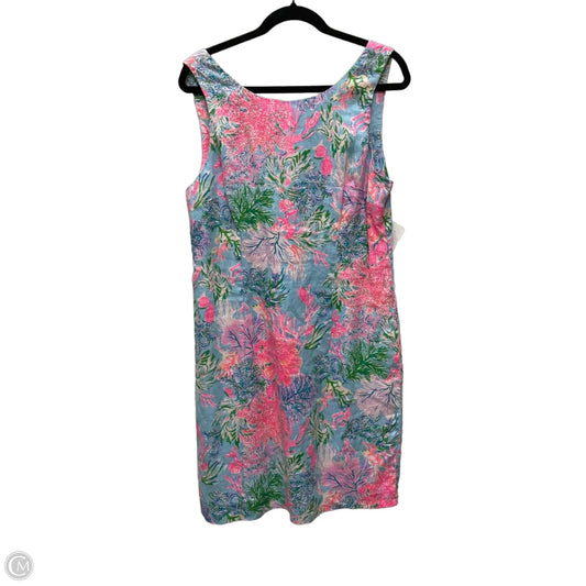 Dress Designer By Lilly Pulitzer In Floral Print, Size: L