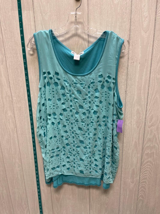 Top Sleeveless By Design History  Size: 3x
