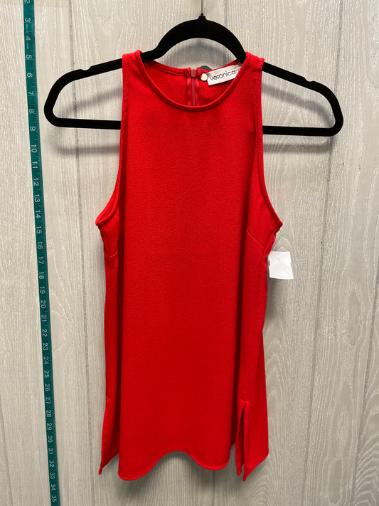 Red Top Sleeveless Veronica M, Size Xs