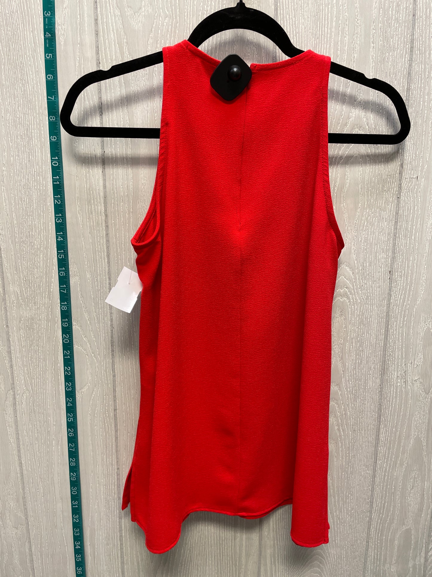 Red Top Sleeveless Veronica M, Size Xs