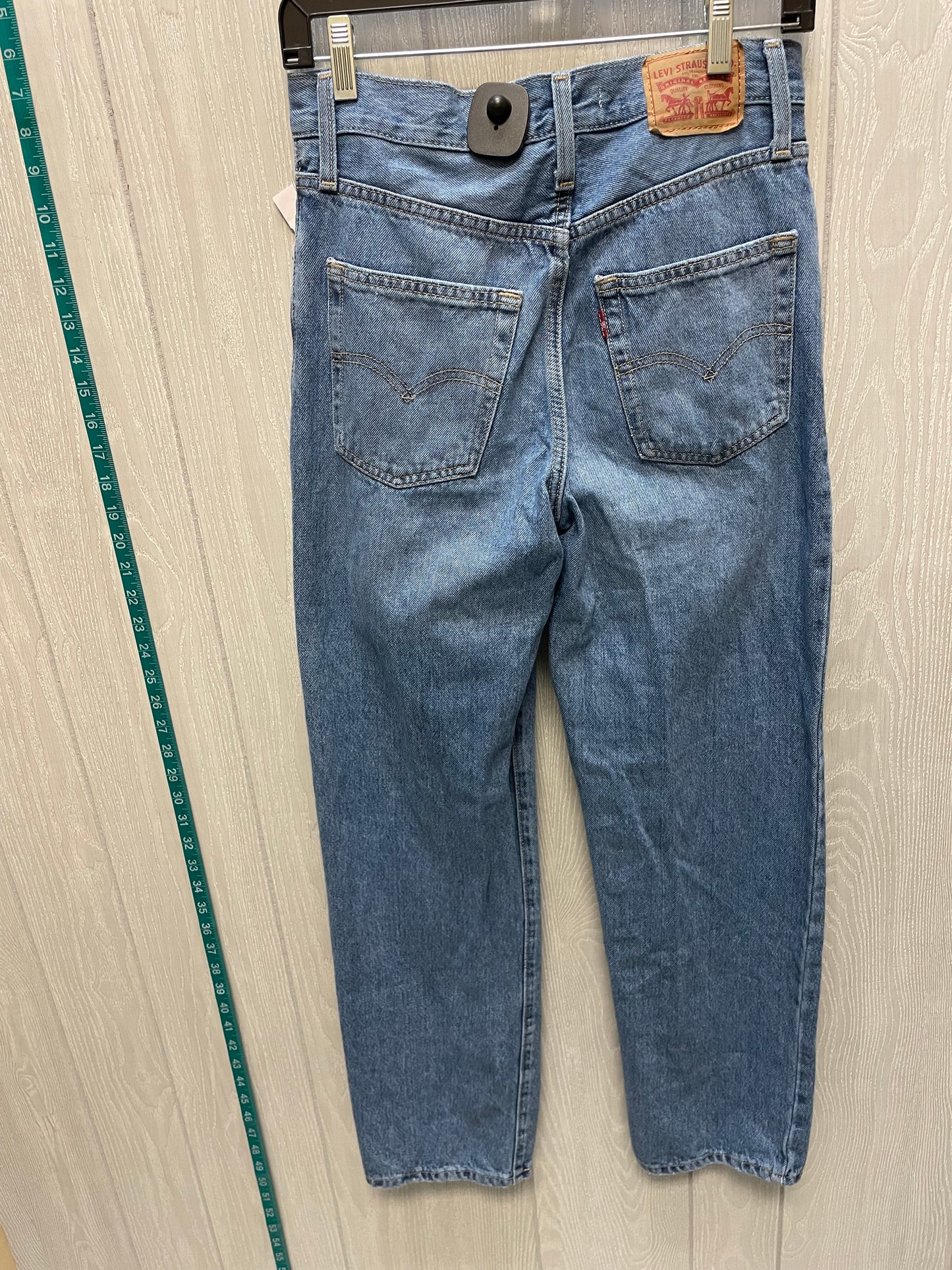 Jeans Boyfriend By Levis In Blue Denim, Size: 0