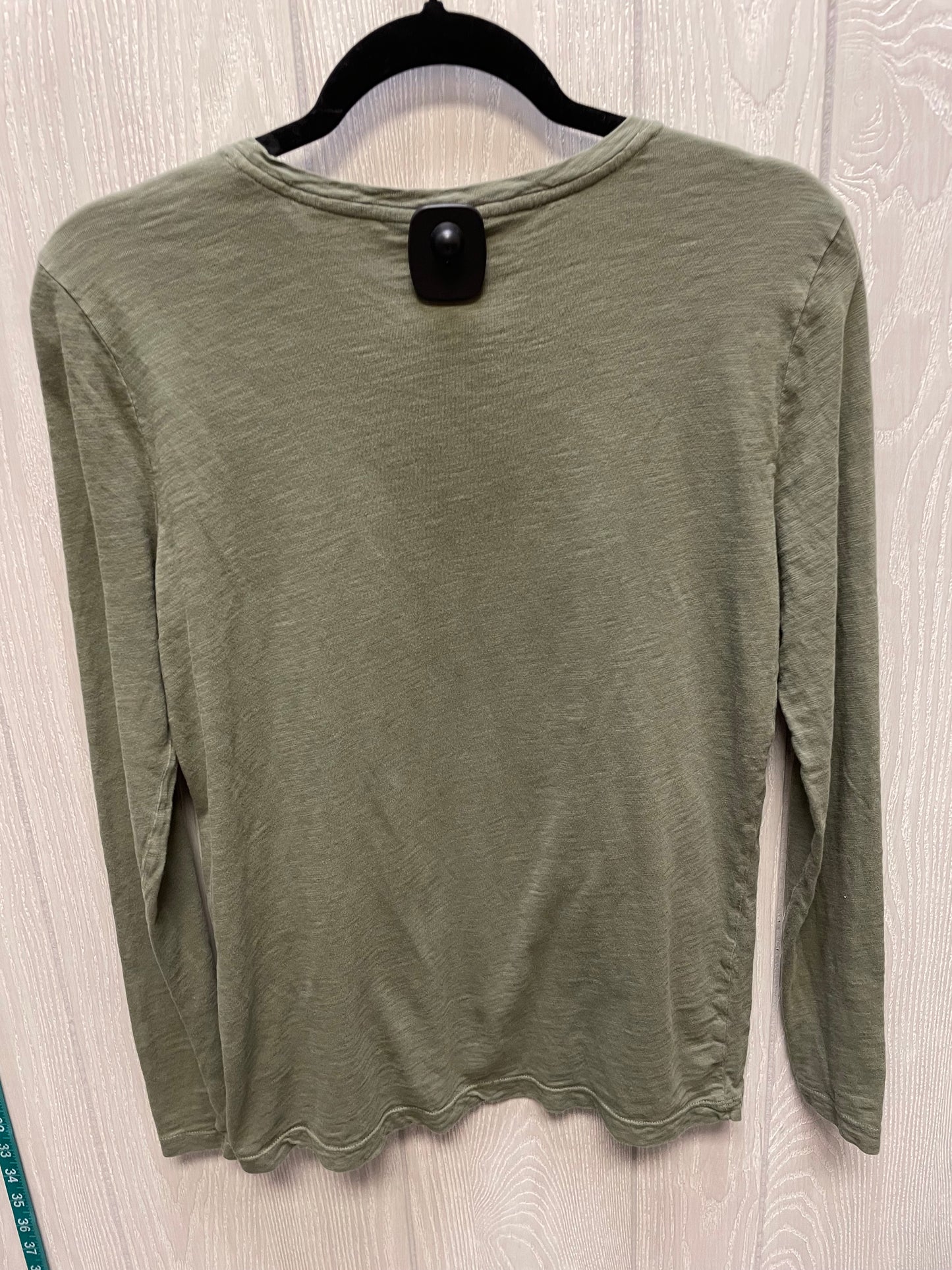 Top Long Sleeve Basic By Elliott Lauren In Green, Size: Xs