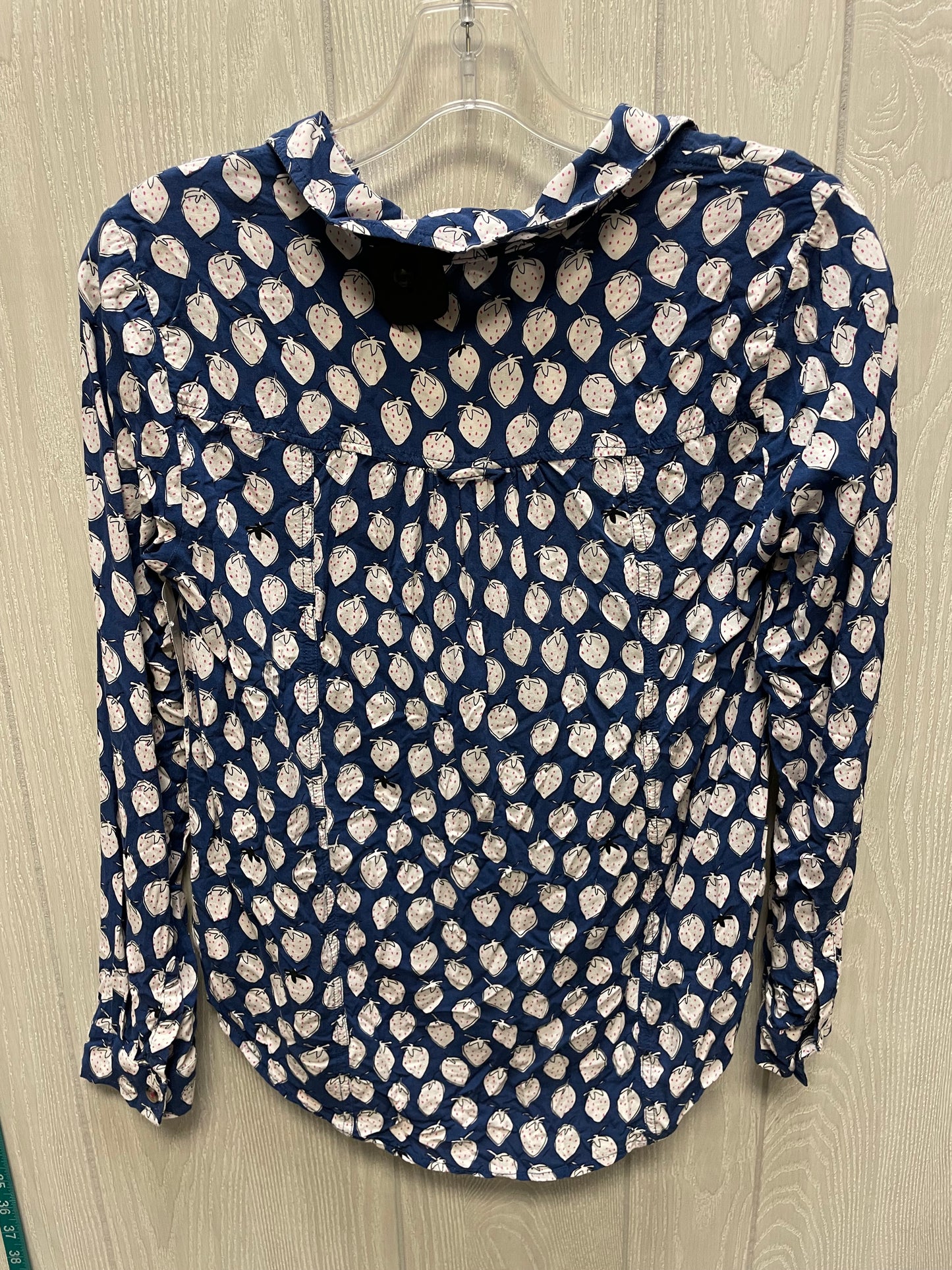 Top Long Sleeve By Maeve In Blue & Pink, Size: Xs