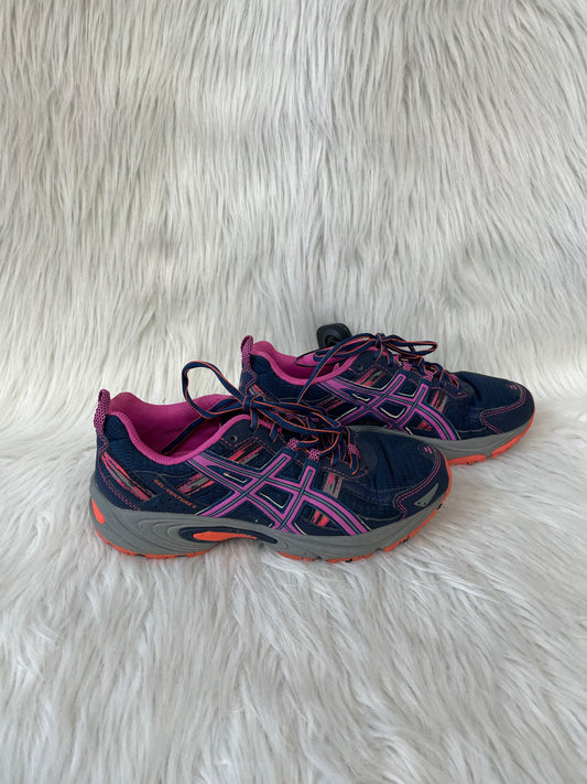 Shoes Athletic By Asics In Blue & Purple, Size: 6.5