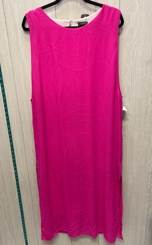 Dress Casual Midi By Limited In Pink, Size: Xl