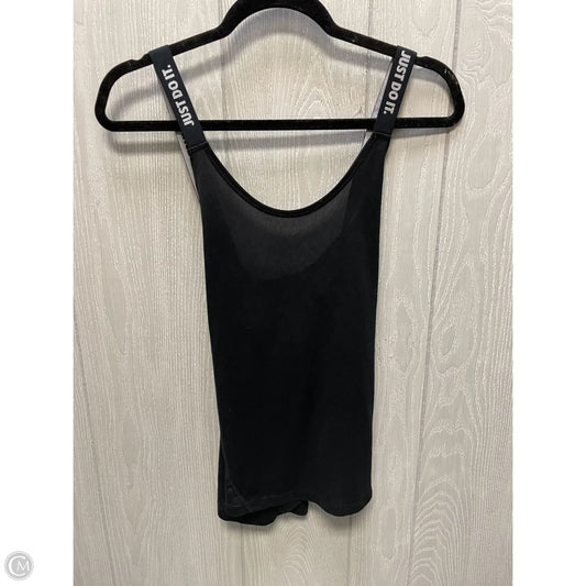 Athletic Tank Top By Nike Apparel In Black, Size: S