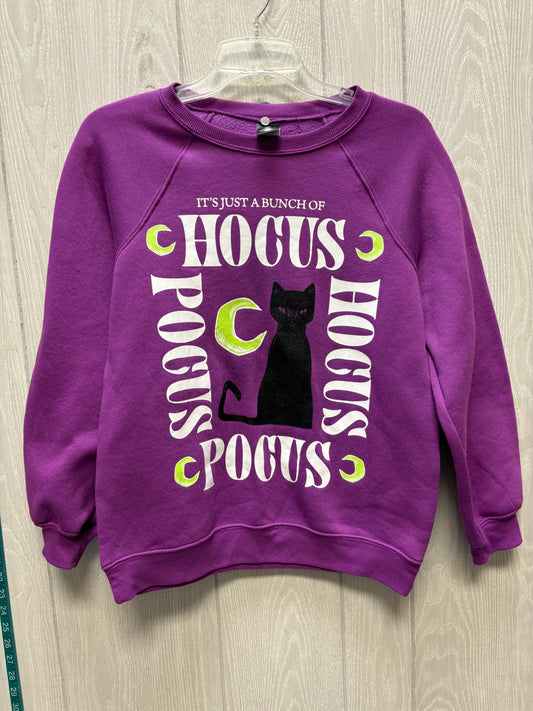 Sweatshirt Crewneck By Clothes Mentor In Purple, Size: S