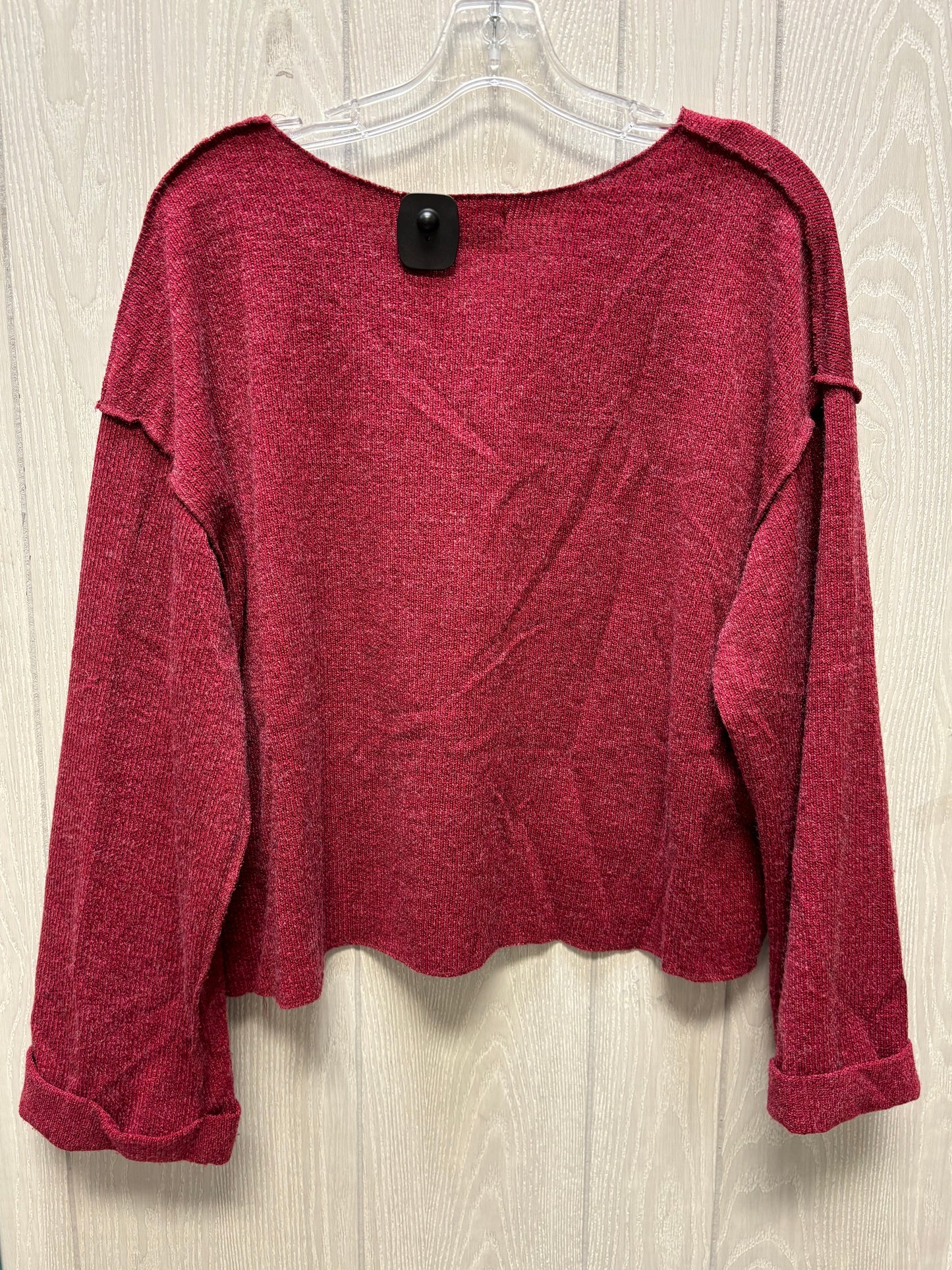 Sweater By Ee Some In Red, Size: M