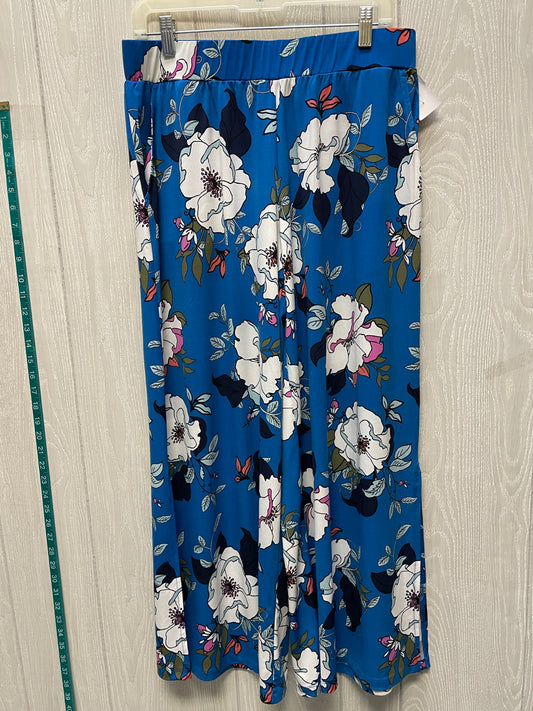 Pants Wide Leg By Clothes Mentor In Floral Print, Size: 8